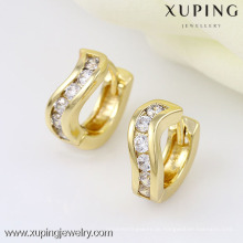 C211264--29484 Xuping Promotion dubai Fashion China Wholesale Jewellery Gold überzogene Schmucksachen 14K Gold überzogene Huggie Ohrringe